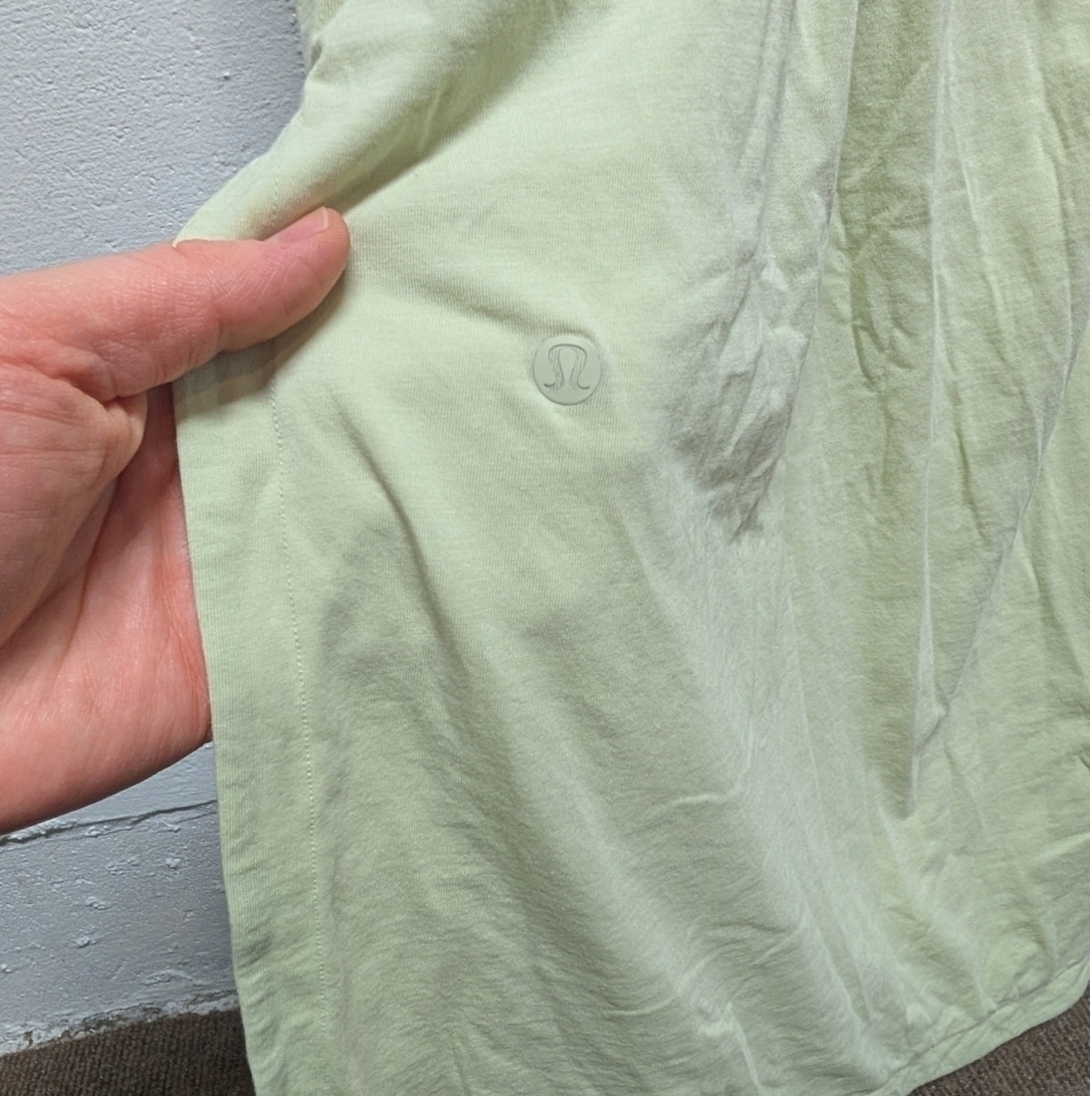 lululemon athletica Light Yellow/Green Midi Dress with Cutout Back - Picture 9 of 11